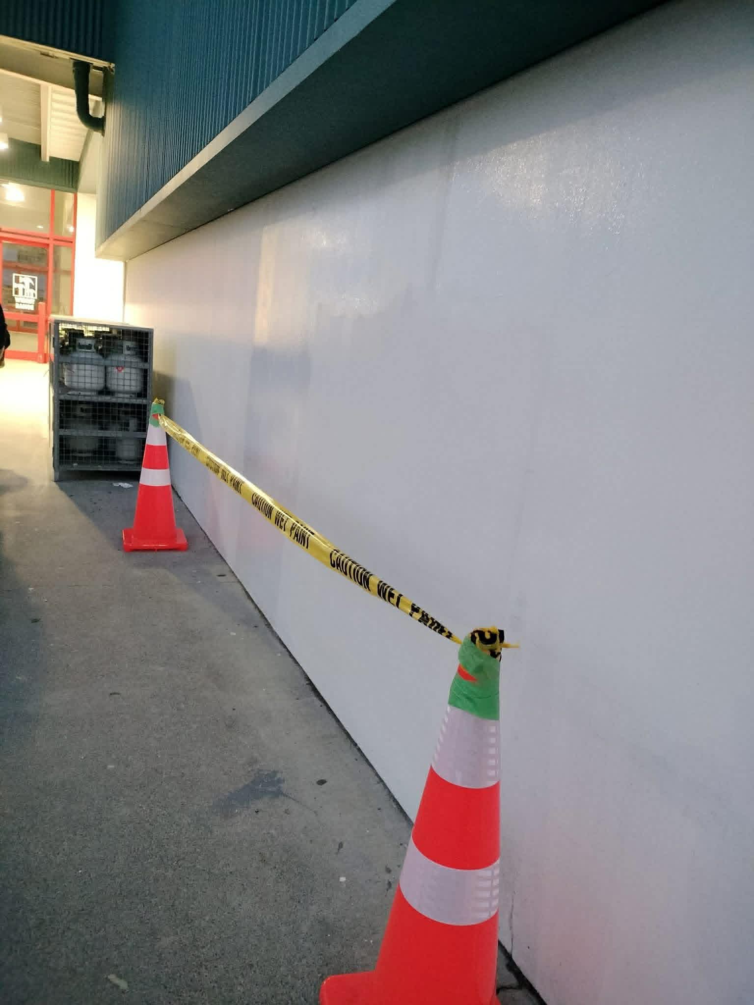 Retail Carpark Fence & Rail Painting photo 1